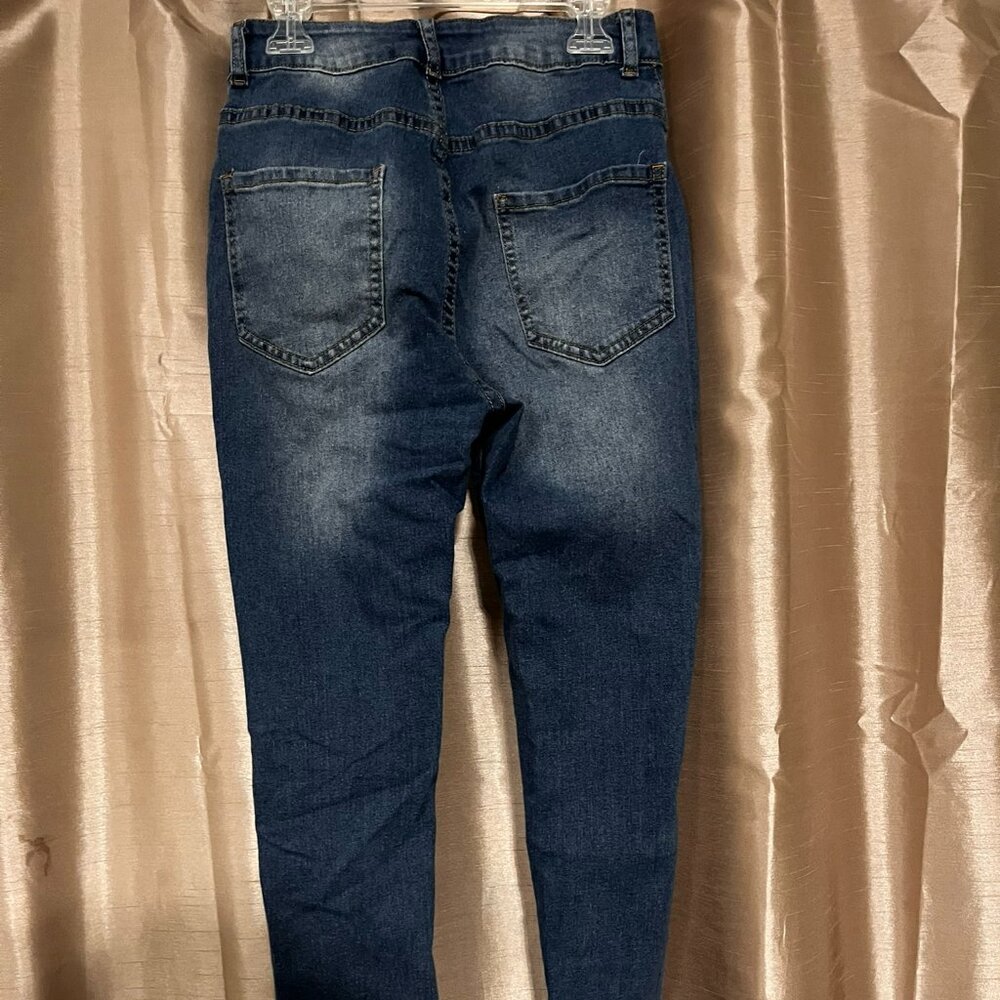 Blue Ripped Jeans - Picture 2 of 2